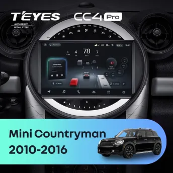 Штатная магнитола Teyes CC4 Pro 12/256 Mini Countryman (R60) (2010-2016) F2