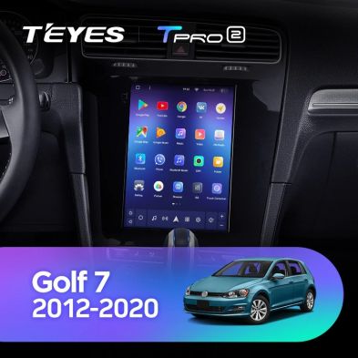 Штатная магнитола Tesla style Teyes TPRO 2 4/32 Volkswagen Golf 7 (2012-2020)