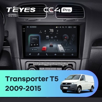 Штатная магнитола Teyes CC4 Pro 8/128 Volkswagen Transporter (T5) (2009-2015)