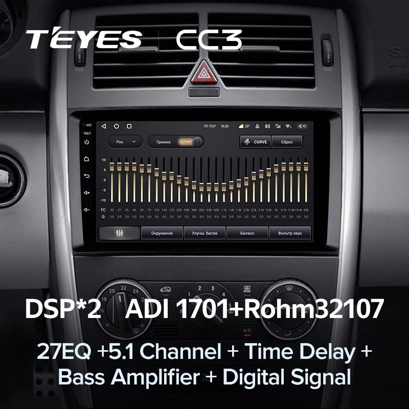 Штатная магнитола Teyes CC3 4/32 Mercedes-Benz Sprinter W906 (2006+)