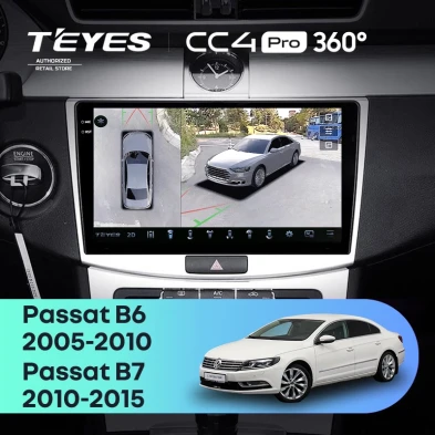 Штатная магнитола Teyes CC4 Pro 360 12/256 Volkswagen Passat B7 (2010-2015)
