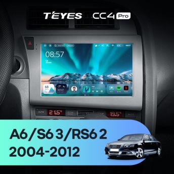 Штатная магнитола Teyes CC4 Pro 8/128 Audi RS6 2 (2007-2012)
