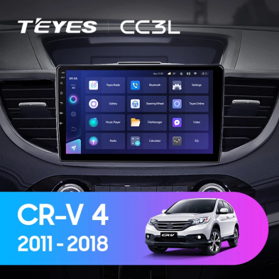 Штатная магнитола Teyes CC3L 4/32 Honda CR-V 4 RM RE (2011-2018) Тип-A