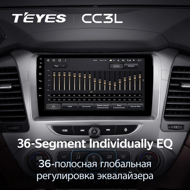 Штатная магнитола Teyes CC3L 4/64 Chevrolet Suburban GMT K2YC (2014-2020)