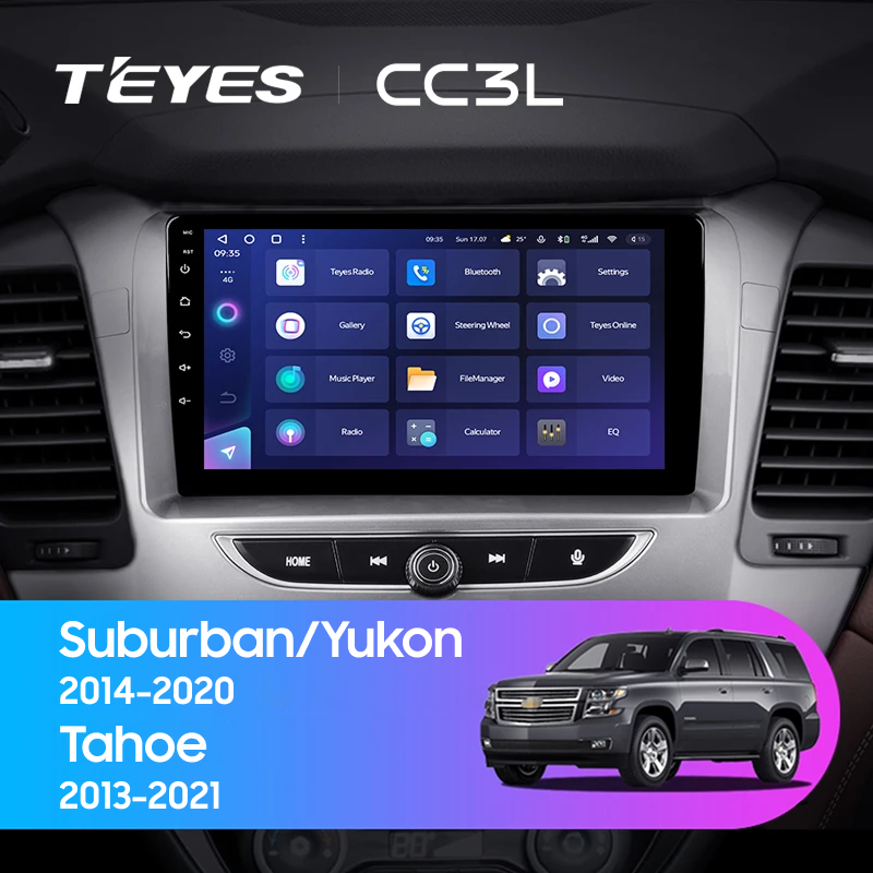 Штатная магнитола Teyes CC3L 4/64 Chevrolet Suburban GMT K2YC (2014-2020)
