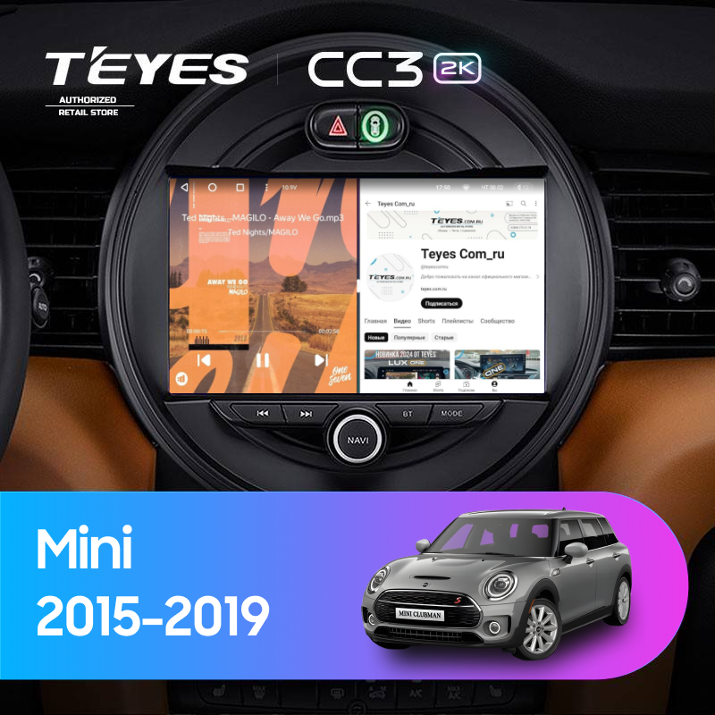 Штатная магнитола Teyes CC3 2K 4/32 Mini Clubman (F54) (2015-2019)
