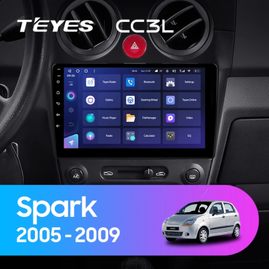 Штатная магнитола Teyes CC3L 4/32 Chevrolet Spark M200 (2005-2009)