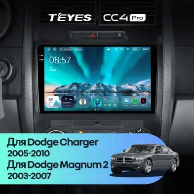 Штатная магнитола Teyes CC4 Pro 12/256 Dodge Magnum 2 (2003-2007)