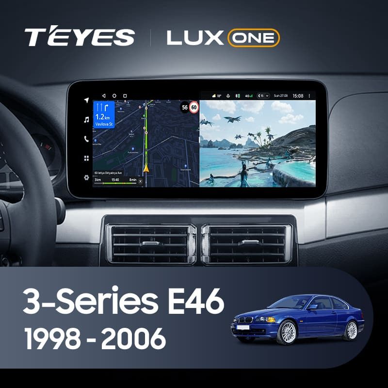 Штатная магнитола Teyes LUX ONE 6/128 BMW 3 серии E46 (1998-2006)