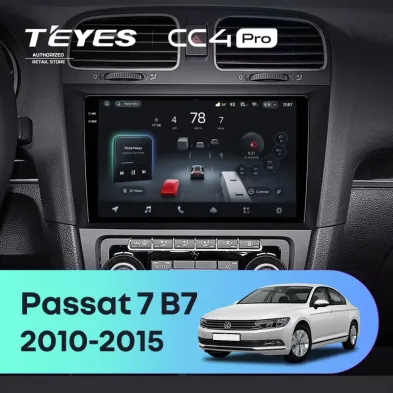 Штатная магнитола Teyes CC4 Pro 12/256 Volkswagen Passat 7 B7 (2010-2015)
