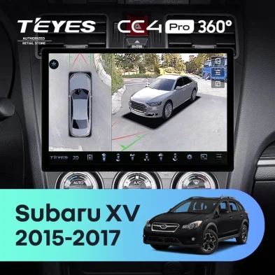 Штатная магнитола Teyes CC4 Pro 360 8/128 Subaru XV (2015-2017) F1 (11")