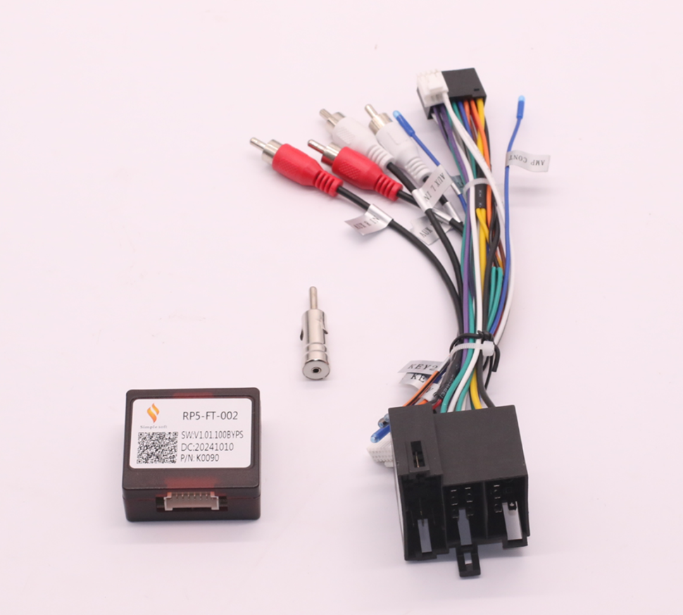 Переходная рамка Fiat 500 2 (2007-2015) (9")