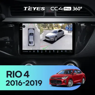 Штатная магнитола Teyes CC4 Pro 360 12/256 Kia Rio 4 (2016-2020) Тип-A