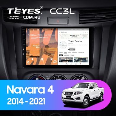 Штатная магнитола Teyes CC3L 4/32 Nissan Navara D23 IV (2014-2021) Тип-A