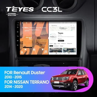 Штатная магнитола Teyes CC3L 4/64 Renault Duster 1 (2010-2015)