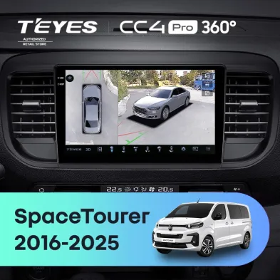 Штатная магнитола Teyes CC4 Pro 360 12/256 Citroen SpaceTourer (2016-2025)