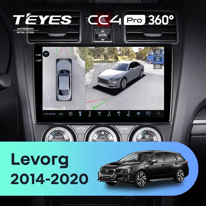 Штатная магнитола Teyes CC4 Pro 360 12/256 Subaru Levorg VM (2014-2020) F1