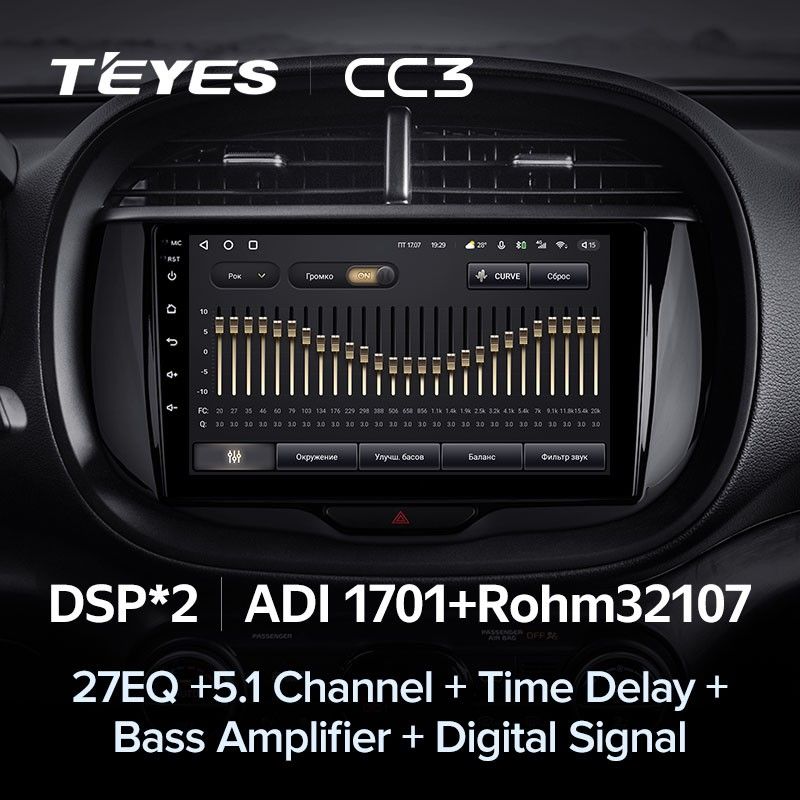 Штатная магнитола Teyes CC3 4/32 Kia Soul (2019-2020)