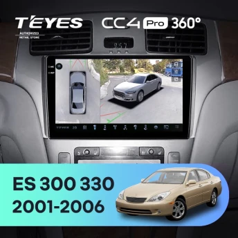 Штатная магнитола Teyes CC4 Pro 360 12/256 Lexus ES250 ES300 ES330 (2001-2006)