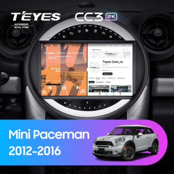 Штатная магнитола Teyes CC3 2K 360 6/128 Mini Paceman (R61) (2012-2016) F2