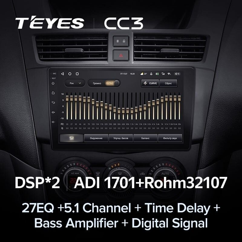 Штатная магнитола Teyes CC3 4/32 Mazda BT-50 (2011-2020) F1