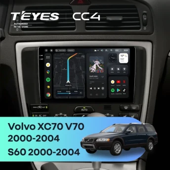 Штатная магнитола Teyes CC4 8/128 Volvo XC70 V70 (2000-2004)