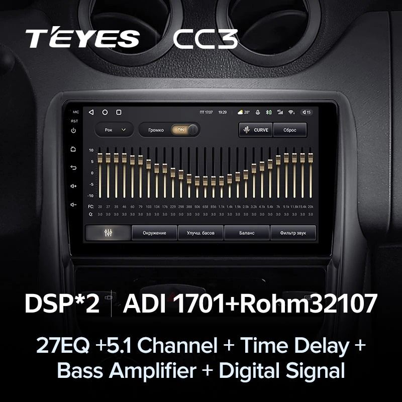 Штатная магнитола Teyes CC3 4/32 Nissan Terrano (2014-2020)