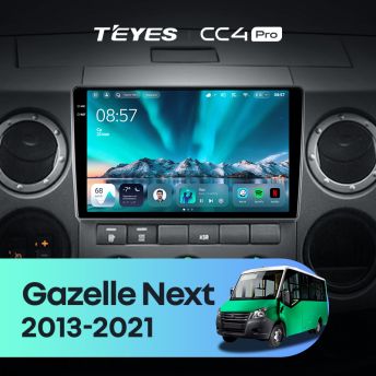 Штатная магнитола Teyes CC4 Pro 8/128 для GAZ Gazelle Next (2013-2021) F3