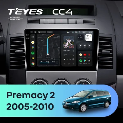 Штатная магнитола Teyes CC4 6/64 Mazda Premacy 2 (2005-2010)