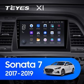 Штатная магнитола Teyes X1 4G 2/32 Hyundai Sonata 7 LF (2017-2019)