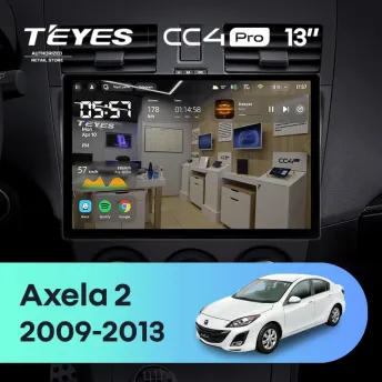 Штатная магнитола Teyes CC4 Pro 12/256 Mazda Axela 2 (2009-2013) (13")