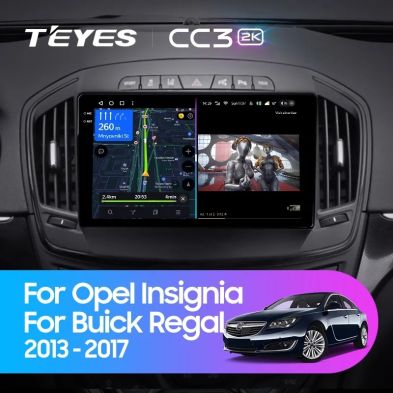 Штатная магнитола Teyes CC3 2K 4/64 Opel Insignia (2013-2017) Тип-B