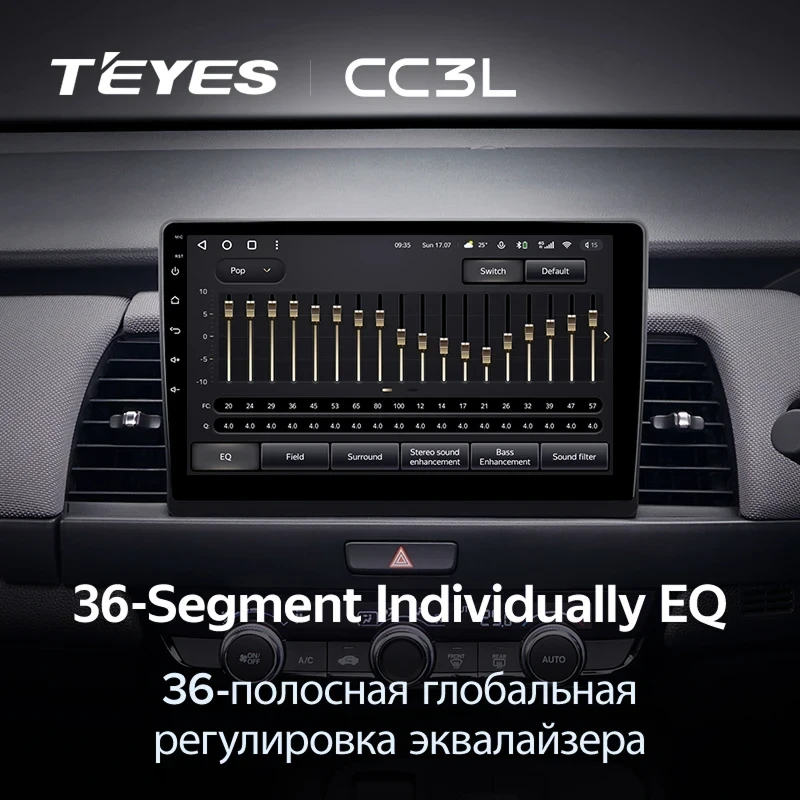 Штатная магнитола Teyes CC3L 4/64 Honda Jazz 4 (2020-2024) Тип-B Правый руль
