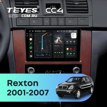 Штатная магнитола Teyes CC4 6/64 SsangYong Rexton 1 Y200 (2001-2007)