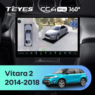 Штатная магнитола Teyes CC4 Pro 360 12/256 Suzuki Vitara 2 (2014-2018) (13")