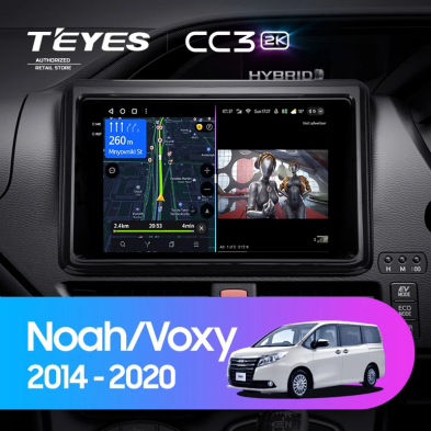 Штатная магнитола Teyes CC3 2K 4/32 Toyota Noah R80 (2014-2020)