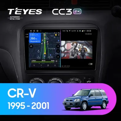 Штатная магнитола Teyes CC3 2K 4/64 Honda CR-V (1995-2001)