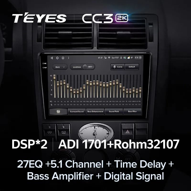 Штатная магнитола Teyes CC3 2K 6/128 Ford Mondeo 3 (2000-2007) F1