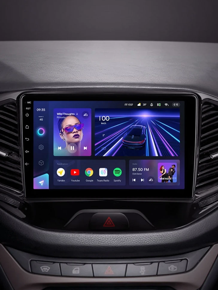 Штатная магнитола Teyes CC3 4/32 Lada Vesta Cross Sport (2015-2022) F1