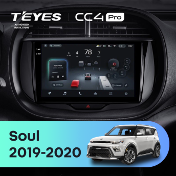 Штатная магнитола Teyes CC4 Pro 8/128 Kia Soul (2019-2020)
