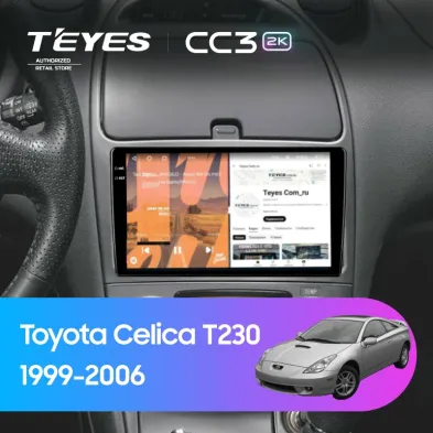 Штатная магнитола Teyes CC3 2K 6/128 Toyota Celica T230 (1999-2006)