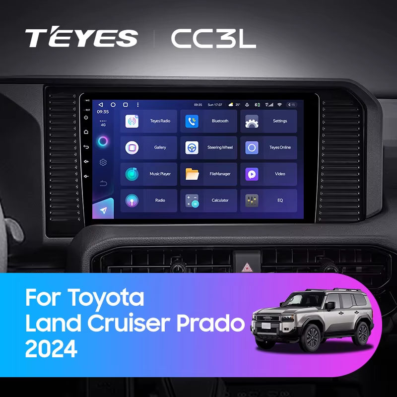 Штатная магнитола Teyes CC3L 4/32 Toyota Land Cruiser Prado J250 2024
