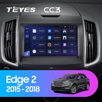 Штатная магнитола Teyes CC3 4/32 Ford Edge 2 (2015-2018) F2