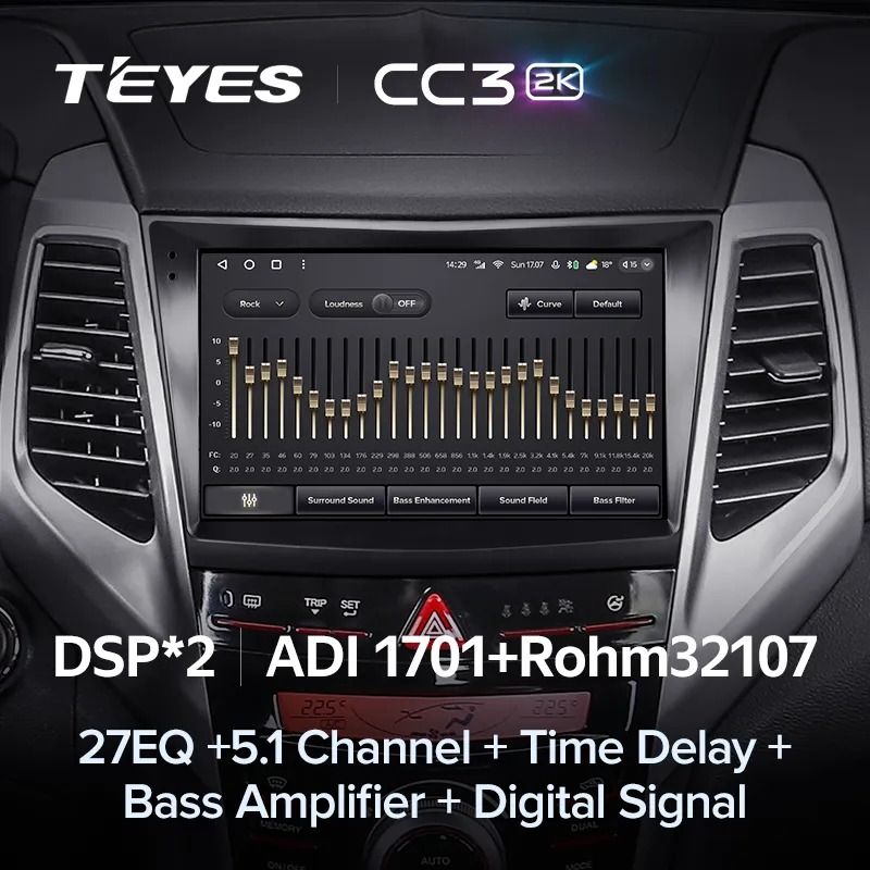 Штатная магнитола Teyes CC3 2K 360 6/128 SsangYong Tivoli (2015-2019)