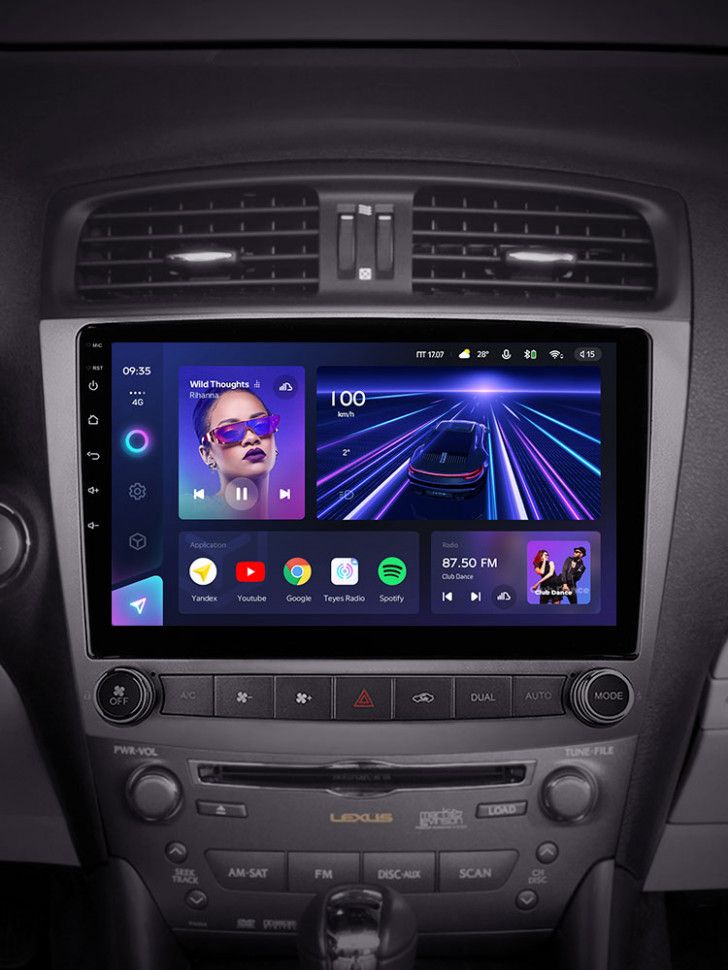 Штатная магнитола Teyes CC3 4/32 Lexus IS250 XE20 (2005-2013) (Lp)