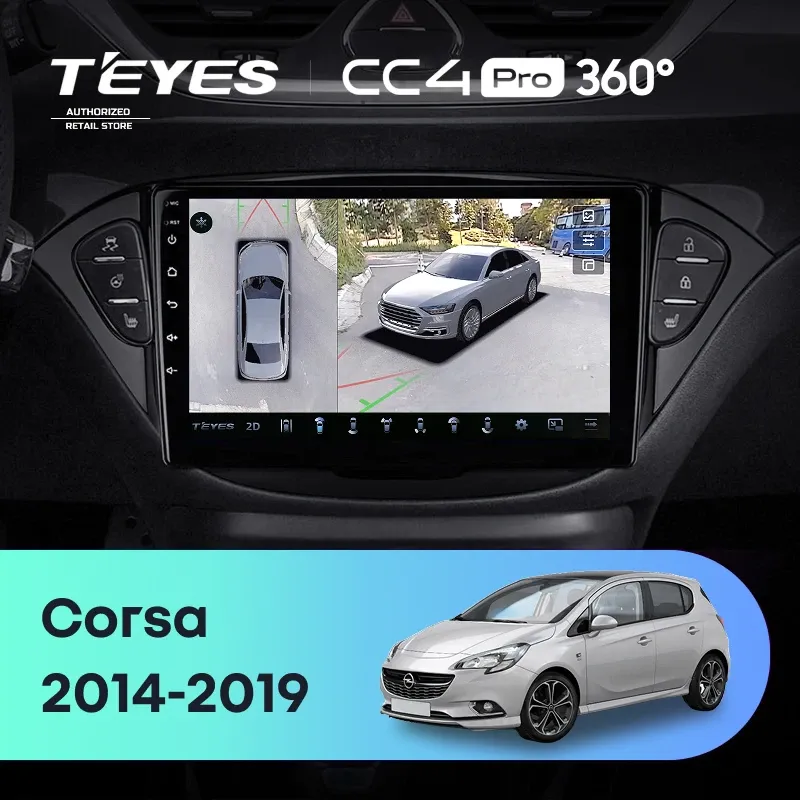 Штатная магнитола Teyes CC4 Pro 360 12/256 Opel Corsa (2014-2019)