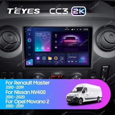 Штатная магнитола Teyes CC3 2K 360 6/128 Nissan NV400 (2010-2020) F1