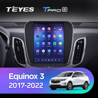 Штатная магнитола Tesla style Teyes TPRO 2 4/32 Chevrolet Equinox 3 (2017-2022)
