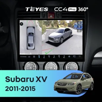 Штатная магнитола Teyes CC4 Pro 360 12/256 Subaru XV (2011-2015) Тип-B (11")