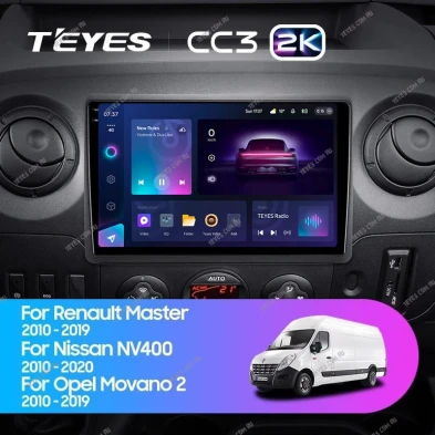 Штатная магнитола Teyes CC3 2K 360 6/128 Renault Master (2010-2019) F1